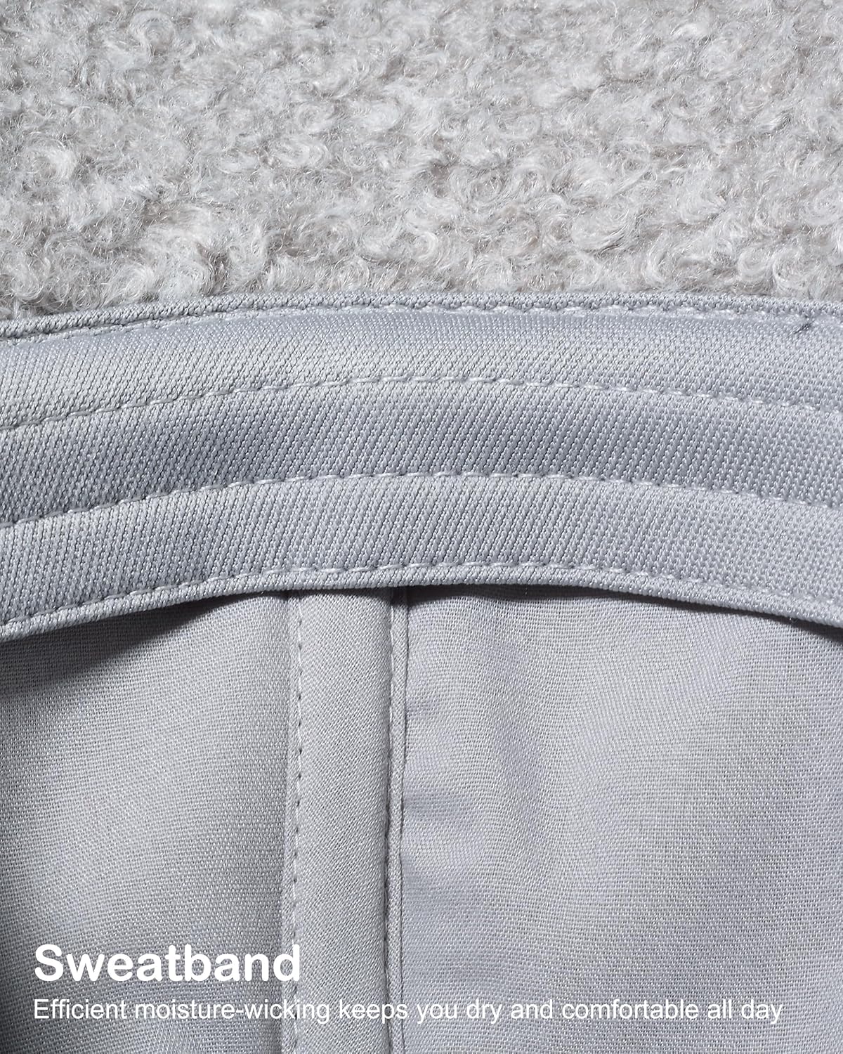 GADIEMKENSD Sherpa Fleece Winter Baseball Cap, Unstructured, Warm, Solid Color, Unisex - Image 9