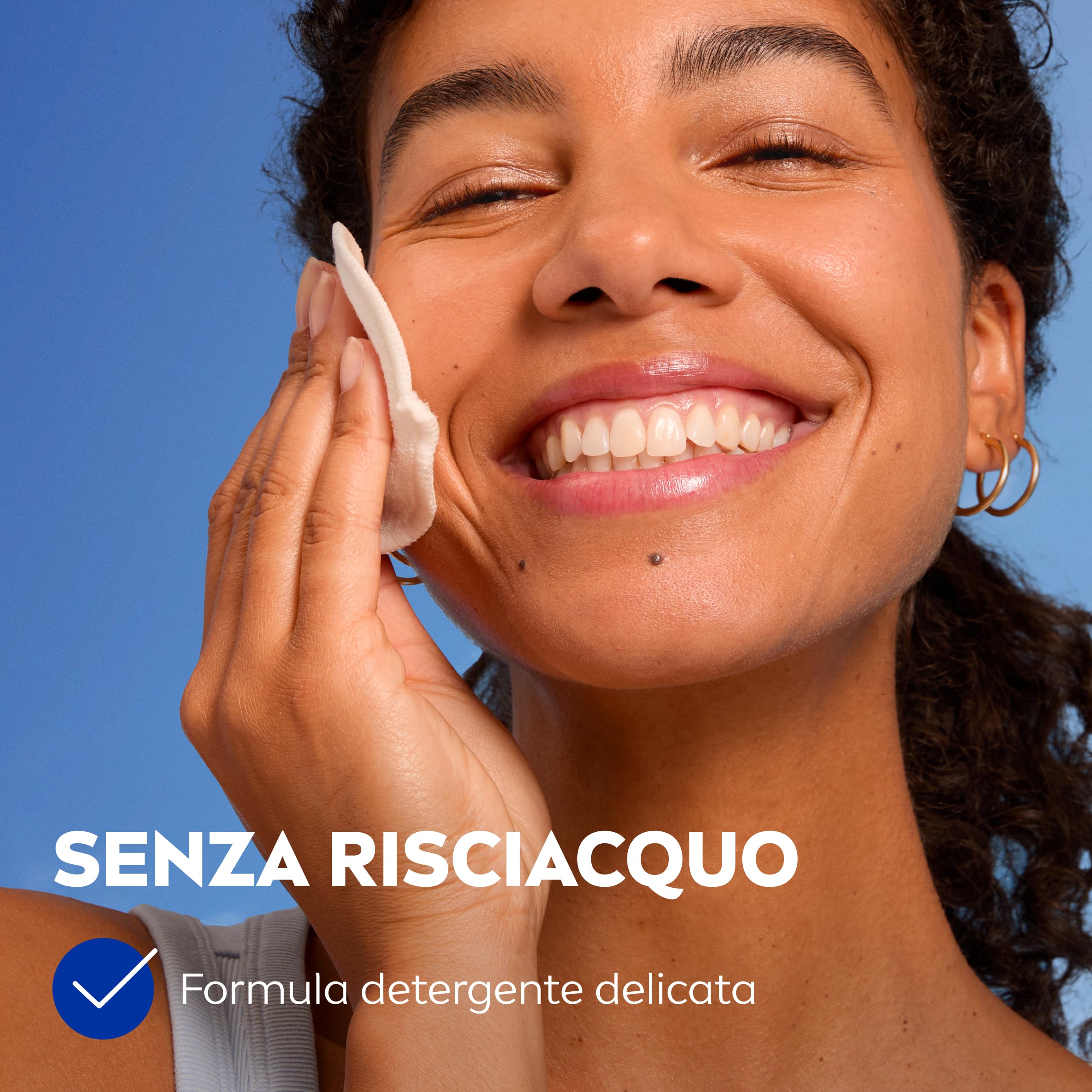 NIVEA Struccante Occhi Extra Delicato 6 x 125 ml, Struccante bifasico per trucco e mascara, Olio struccante con Acido Ialuronico Puro, Non irrita, Senza profumo, Per occhi sensibili
