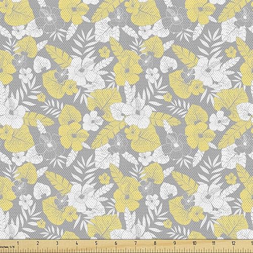 Vista 101 de Ambesonne Tela oriental por The Yard, patrón de Oriente Medio Feliz Año Nuevo en letras hebreas Manzana Granada, tela de microfibra para artes