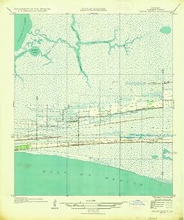 1935 Grand Bayou, LA - Louisiana - USGS Historical Topographic Map : 20in x 24in, Large Wall Art Map