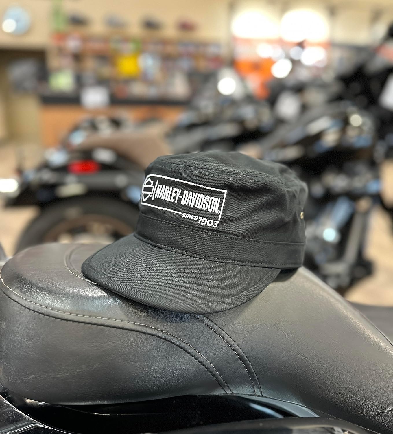 Harley-Davidson Women's Lock-Up Painter Cap - 5029003003 Black