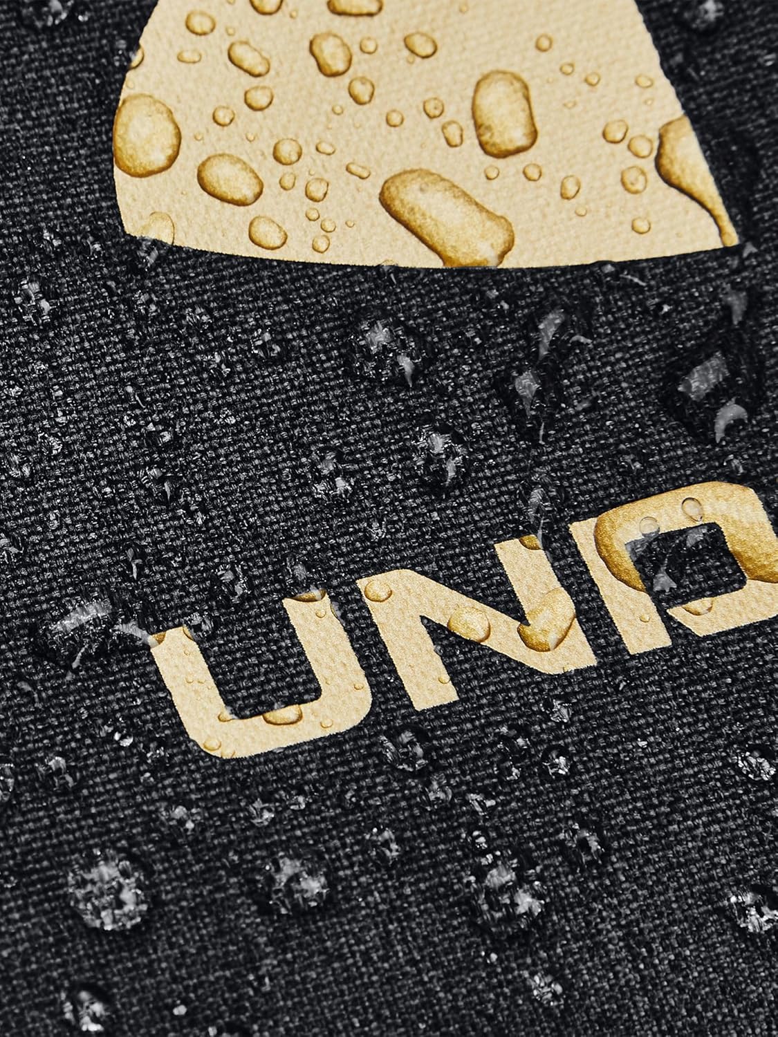 Under Armour Unisex-Adult Undeniable 5.0 Duffle, Black Medium Heather (002)/Metallic Gold, Medium - Image 8