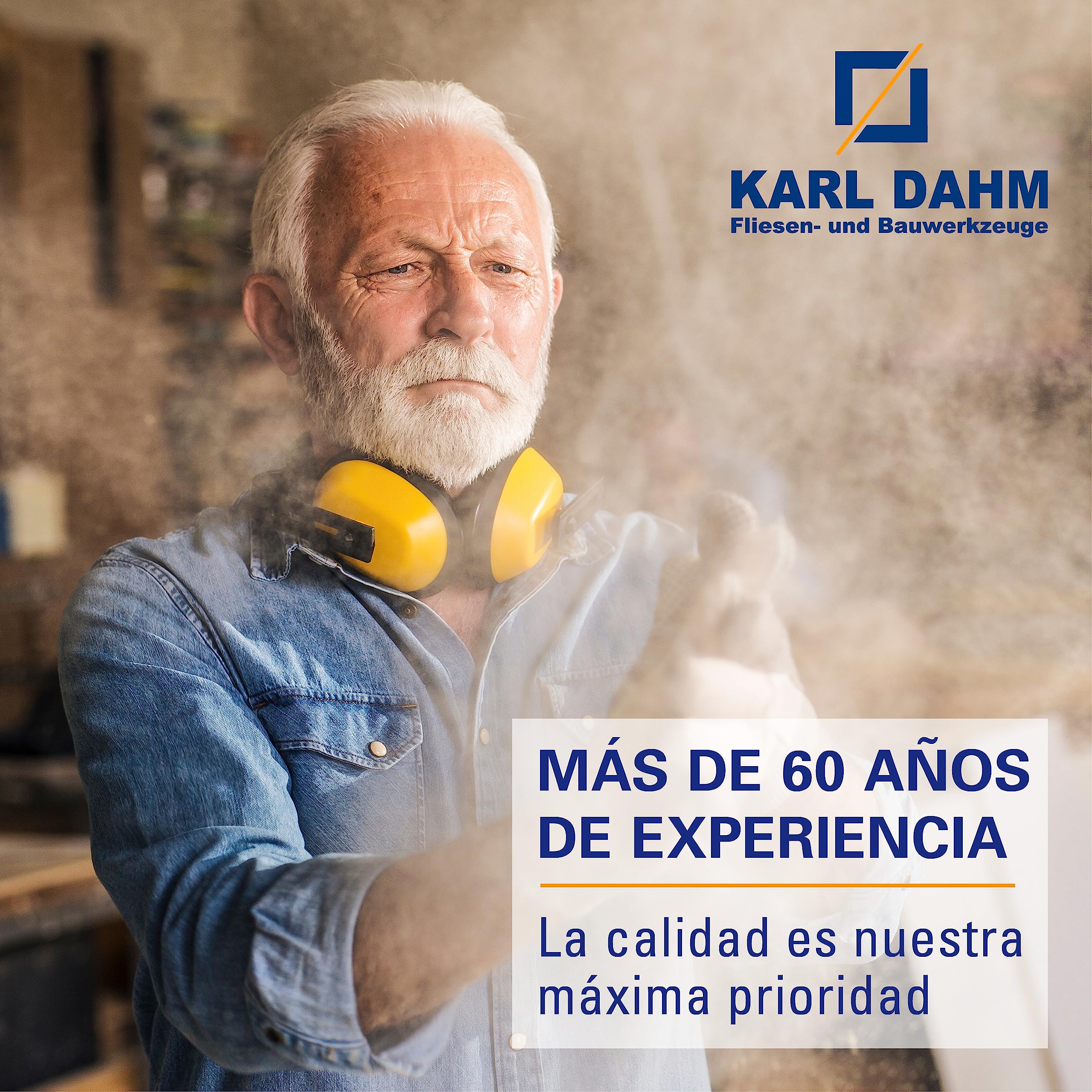 Karl Dahm Disco de Corte Diamantado DNS 13 - TERR-Ultra I Disco de Corte para Máquinas de Corte de Piedra con 350 mm de Diámetro I Alta Precisión al Cortar Cerámica Dura y Gres Porcelánico – 50062
