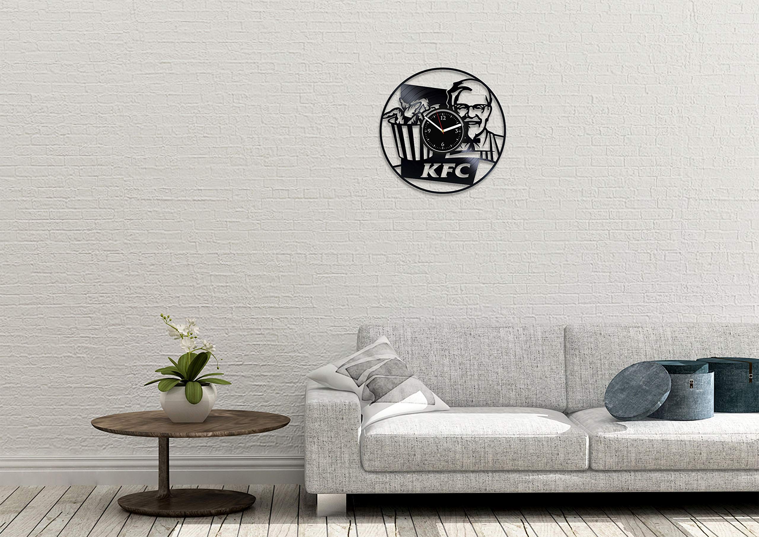 Amazon.com: Clock KFC Home Decor Fast Food Wall Clock Vintage