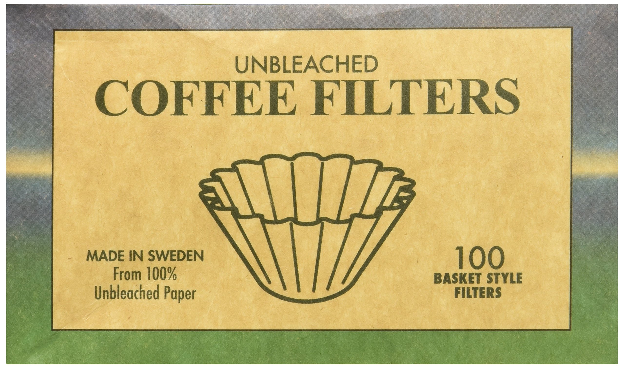 Beyond GourmetBasket Style Unbleached Coffee Filter-100 per Pack