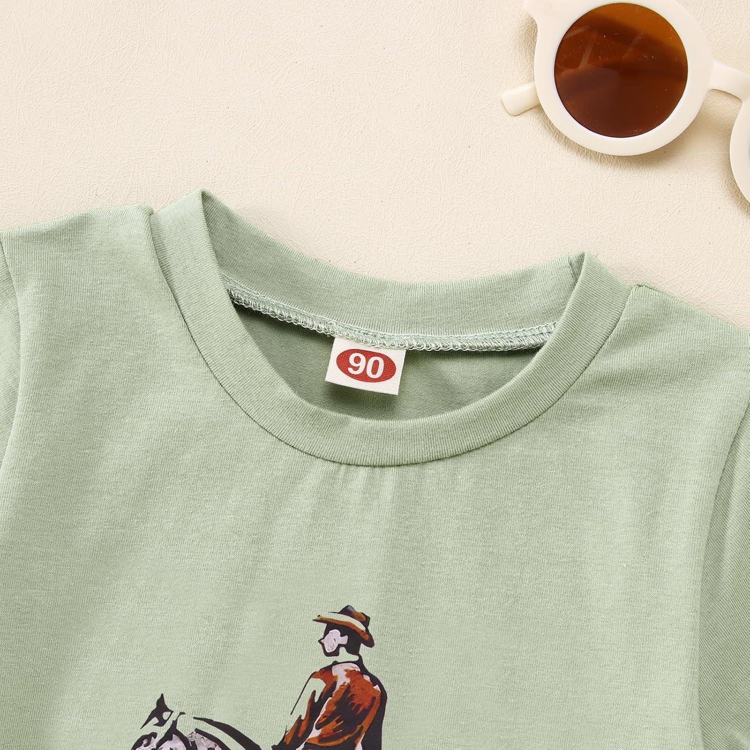 Toddler Baby Boy Rodeo Howdy Shirts Western Cowboy T-Shirt Kid Retro Country Summer Short Sleeve Cotton Tee Tops - Image 5