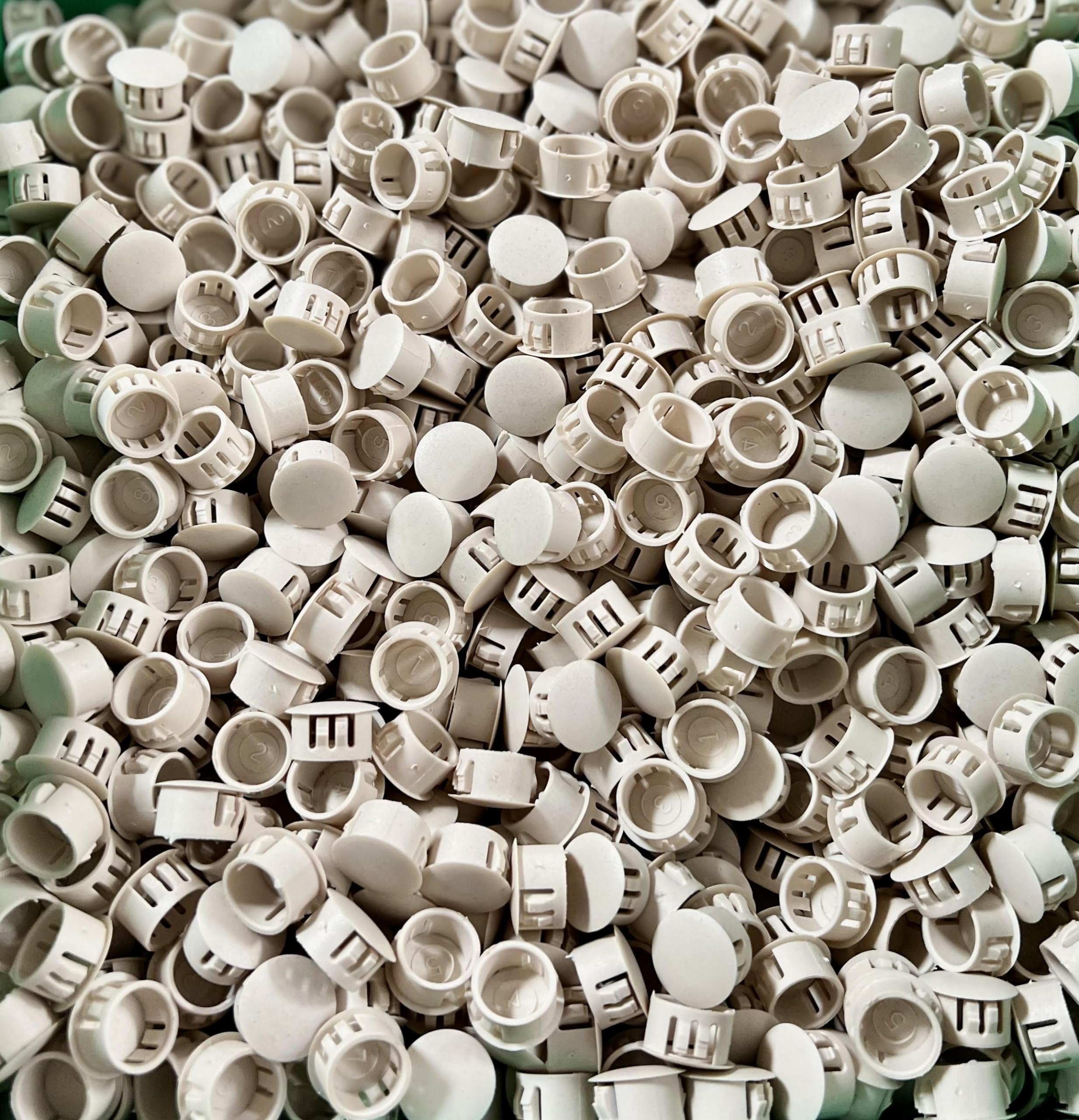 Aluminum Patio Cover Replacement Plugs | 50 Pack (Mojave Tan/Maplewood)
