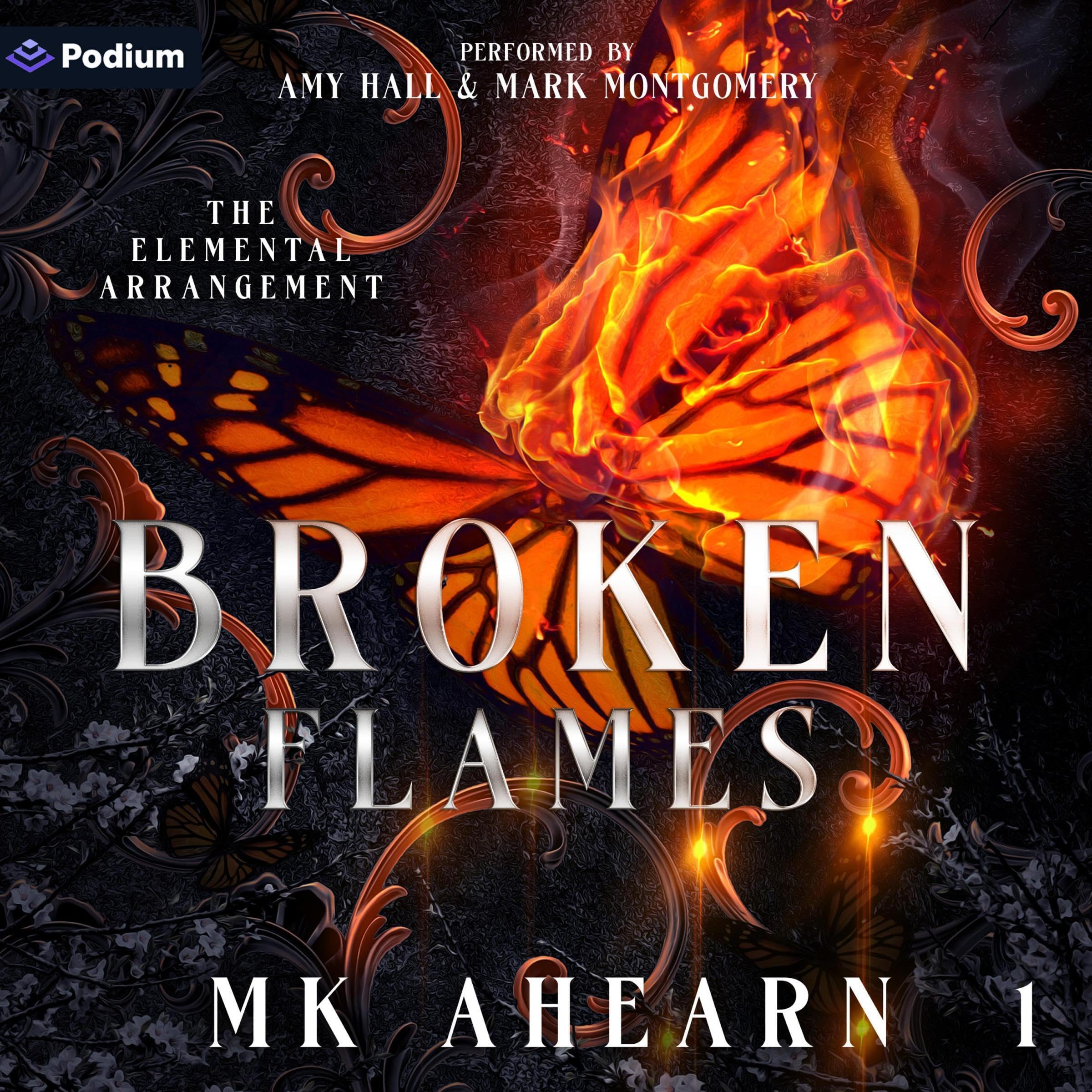 Cover of Broken Flames: The Elemental Arrangement, Book 1