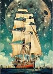 1000 Puzzle de puzzle pour adultes Vintage Village Ville , Hard difficile Callenging Grand Puzzler, Cadeau pour adultes amoureux de puzzle