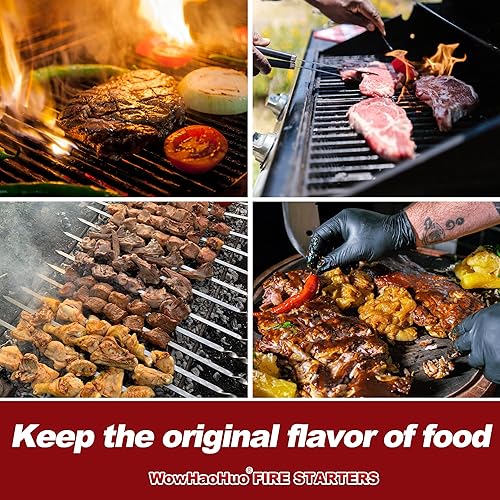 Miniatura 5 de 100 arrancadores de fuego para chimenea, parrilla y barbacoa, fogatas, camping, kit de supervivencia, chimenea, parrilla, hoguera, estufa de leña,