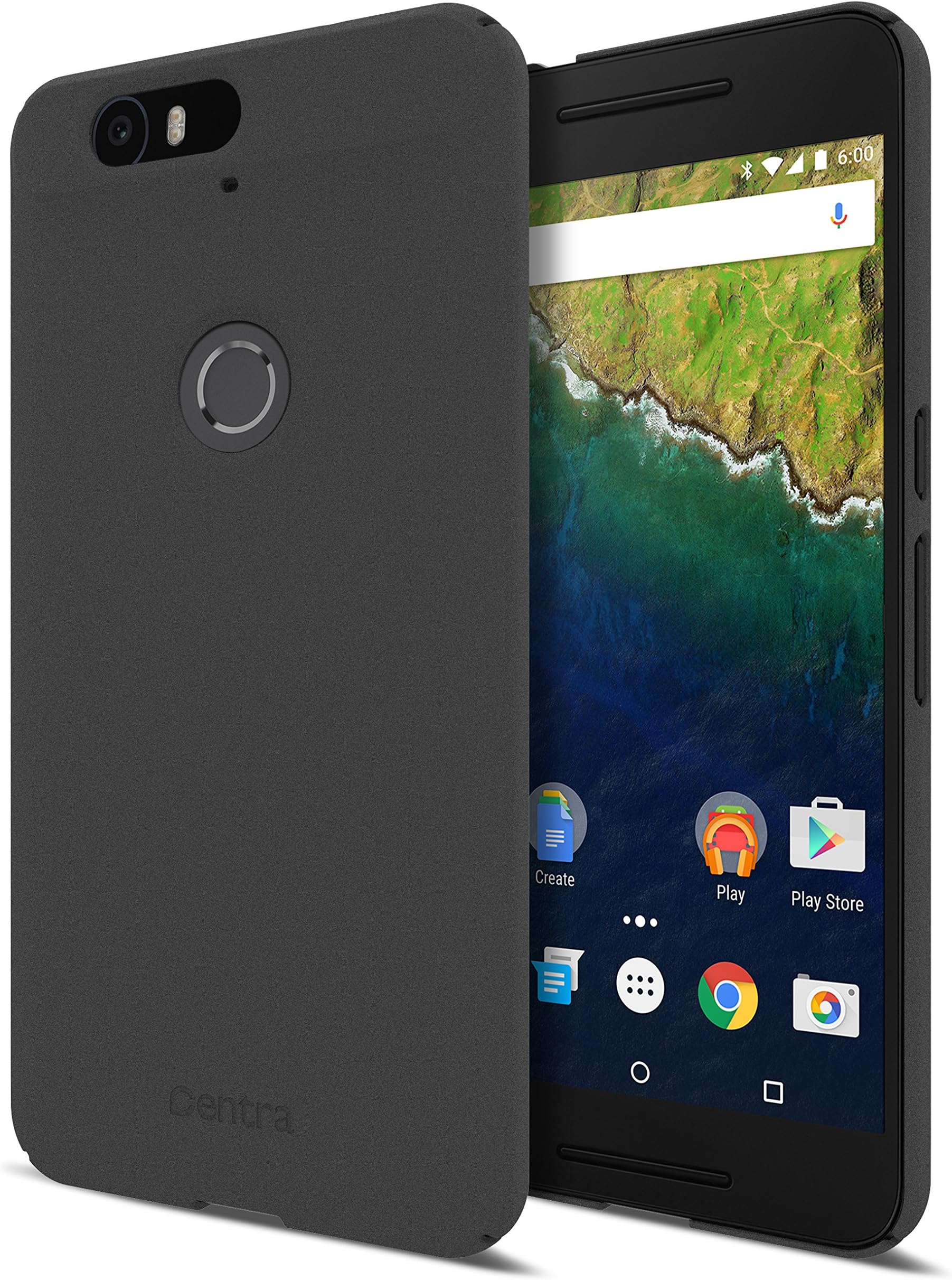 Huawei Nexus 6P Case, Centra Snap Case for Huawei Nexus 6P [1.2mm Slim Fit] [Lightweight] [Durable]- Retail Packaging - Gray