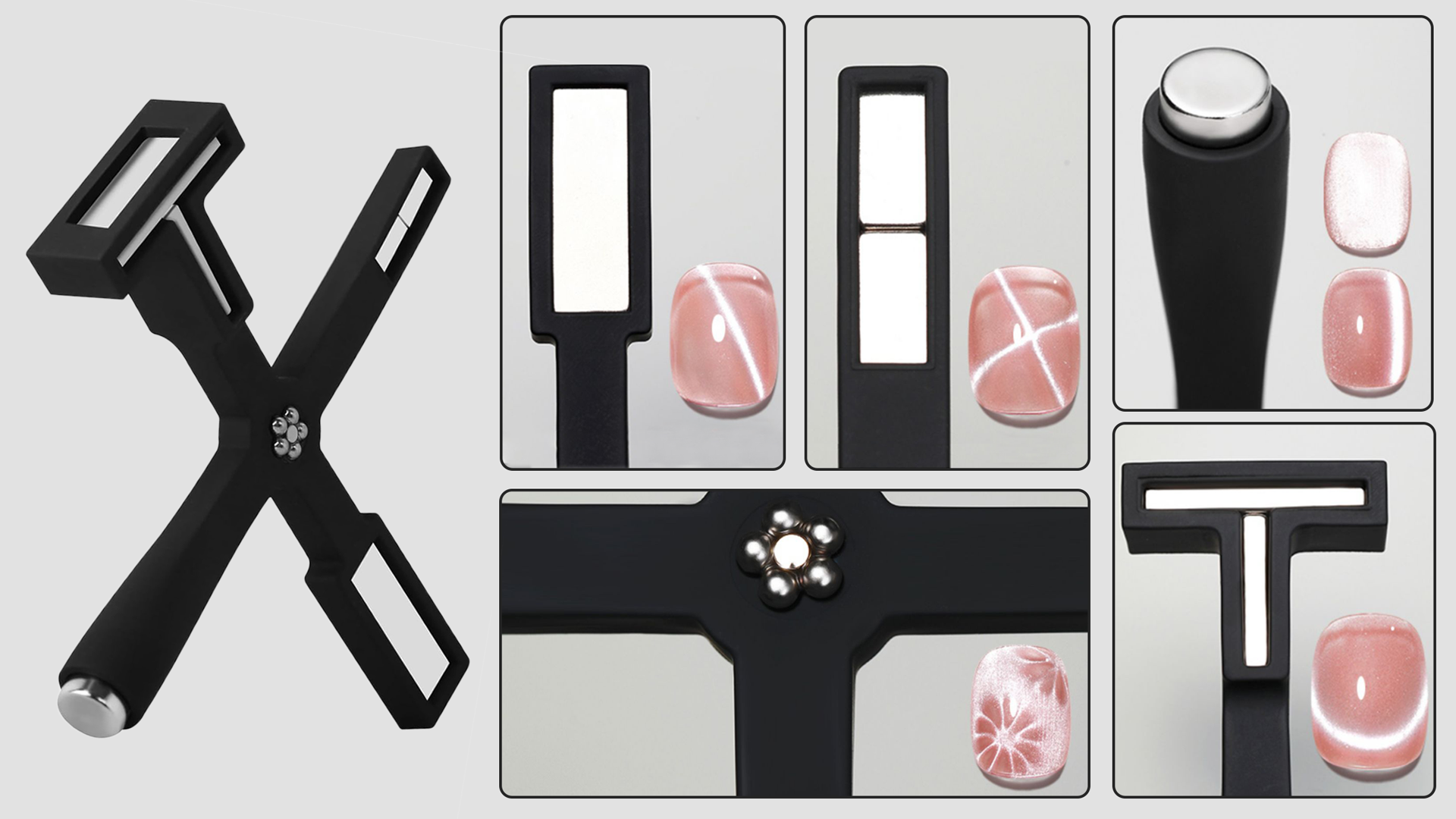 Momowin Cat Eye Magnet – 5-in-1 Nagelmagnet Für DIY-Nageldesigns