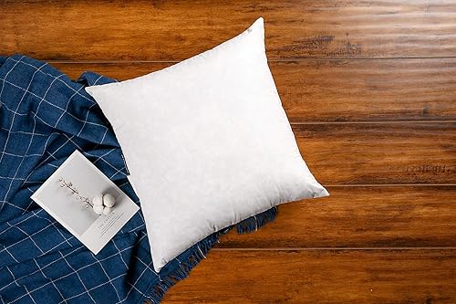 Miniatura 3 de JA COMFORTS 28 x 28 insertos decorativos de plumas (juego de 1) - 5% relleno de plumón, peso de relleno de 63 onzas, funda de algodón, cuadrado,