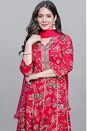 | Women's Rayon Kurta with Pant & Dupatta Set - 76% OFF Deal at ₹719 on Amazon | Valzo