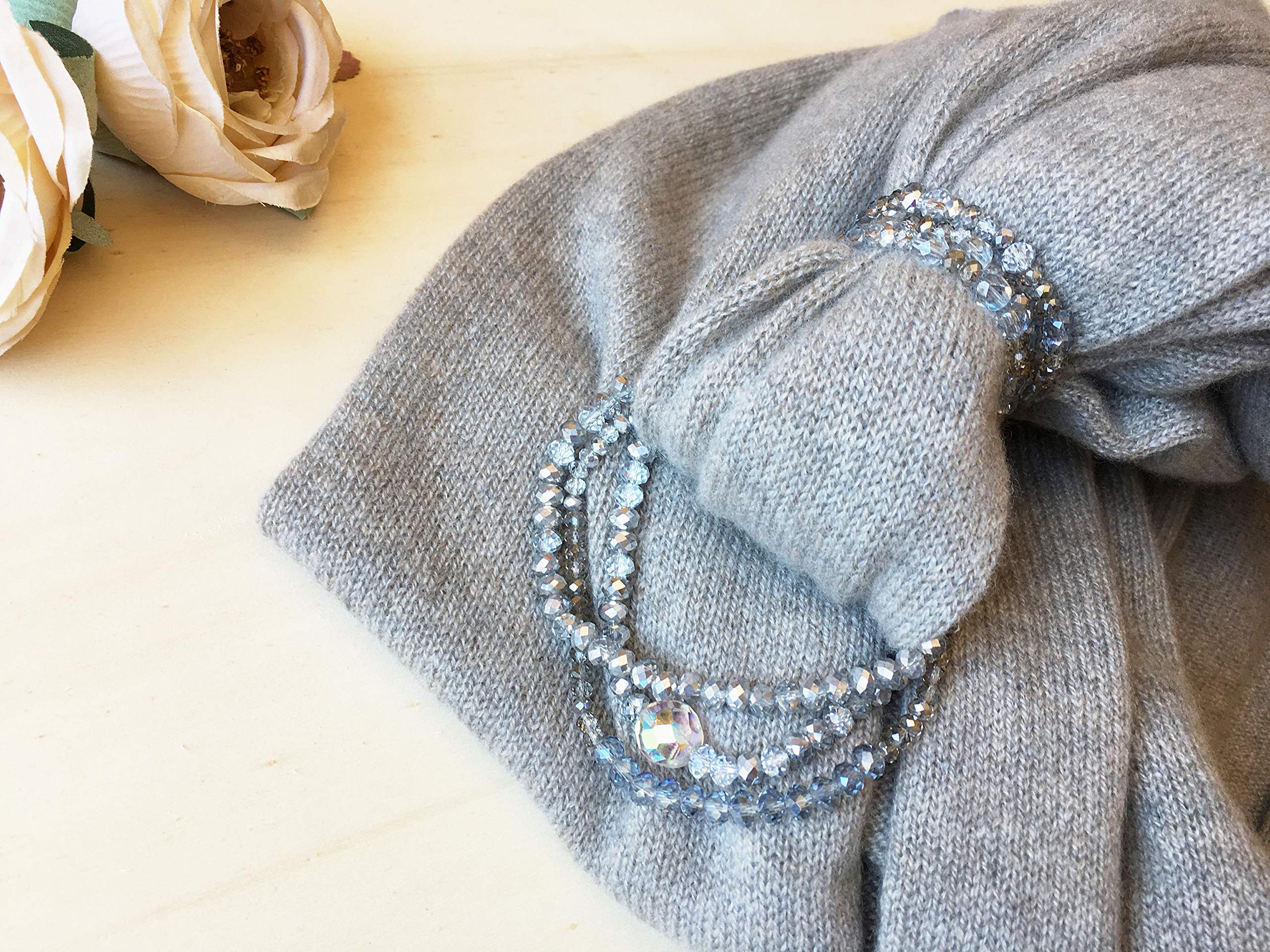 Sciarpa Gioiello Maxi Donna Invernale 100% Cashmere