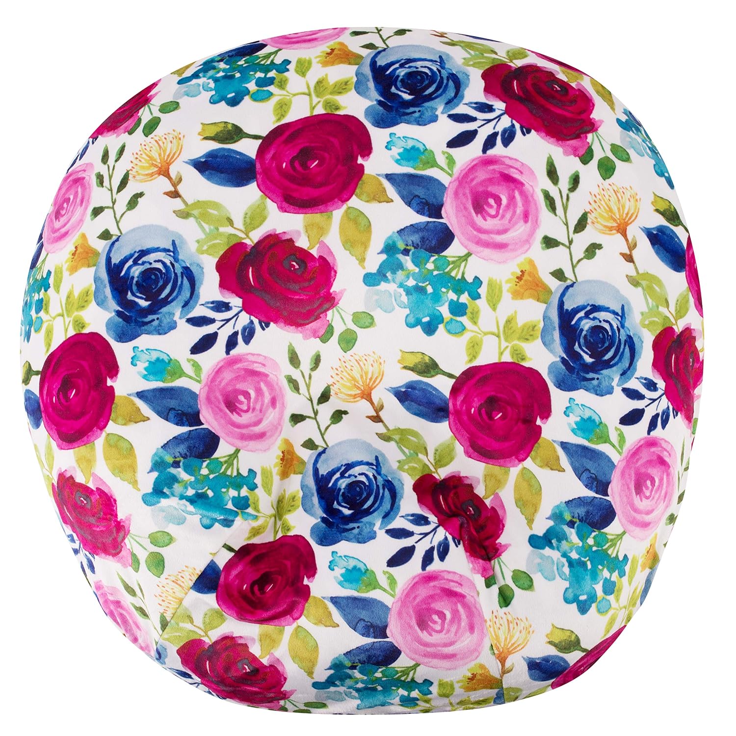 Newborn Lounger Cover Minky Fabric Floral Watercolor Design