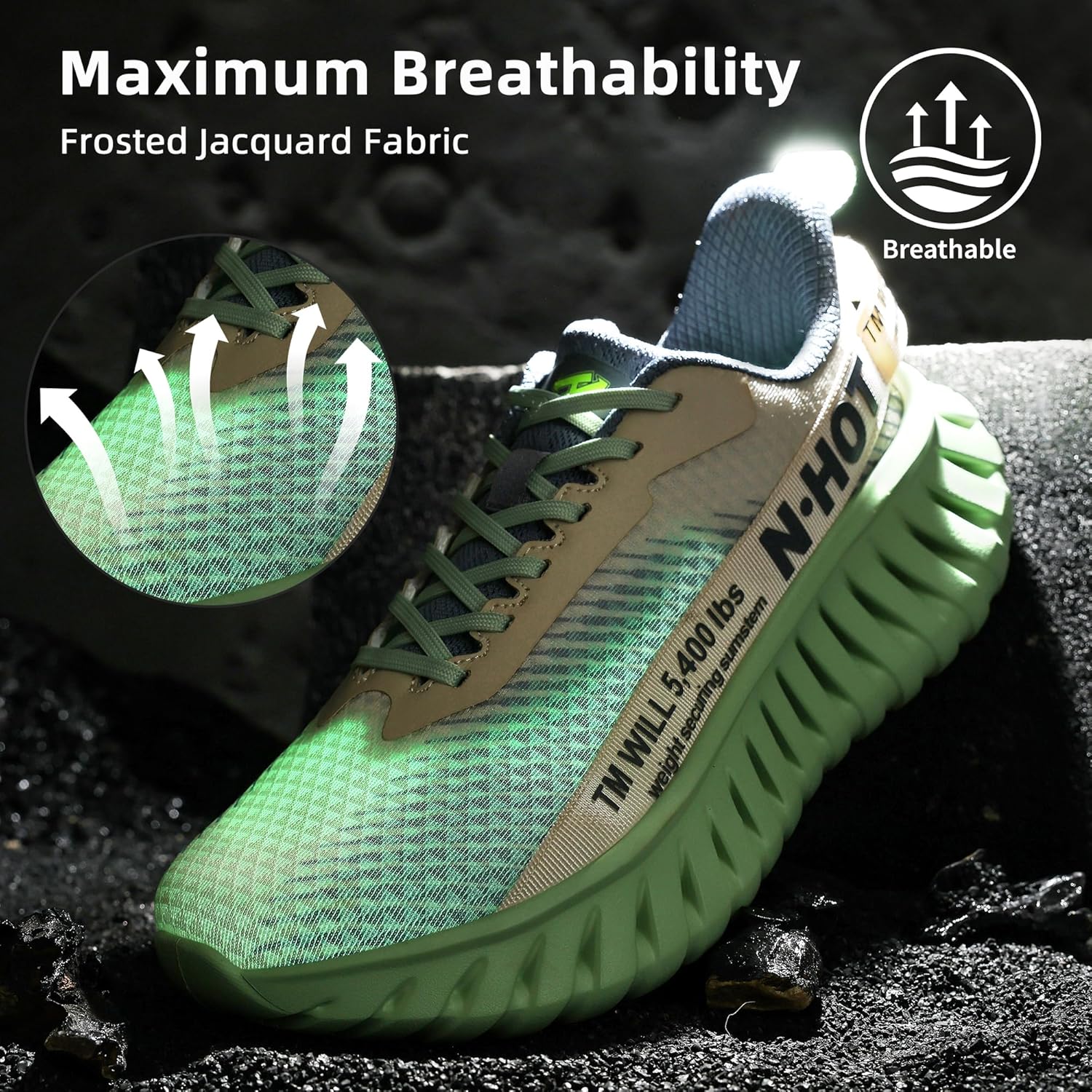 Chunky Fashion Walking Shoes for Women & Men Breathable Casual Sneakers Lightweight Gym Workout Tennis Shoes - Image 6