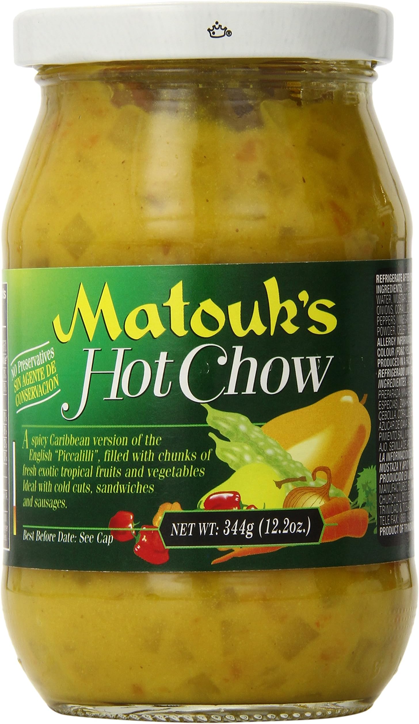 Matouk's Hot Chow, 12.2 Ounce