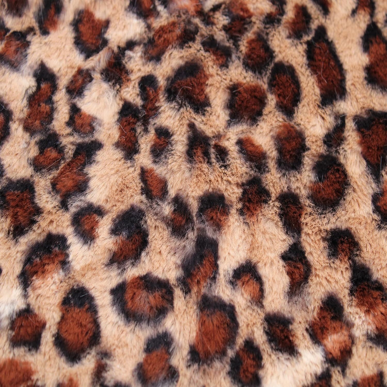 Soft Animal Skin Faux Fur Fabric by The Yard-Fluffy, Mohair for Sewing, Costume, Apparel, Rugs, Throw Pillow Covers, Decoration, Bedding, Home, and DIY Projects