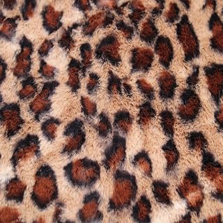 Soft Animal Skin Faux Fur Fabric by The Yard-Fluffy, Mohair for Sewing, Costume, Apparel, Rugs, Throw Pillow Covers, Decoration, Bedding, Home, and DIY Projects