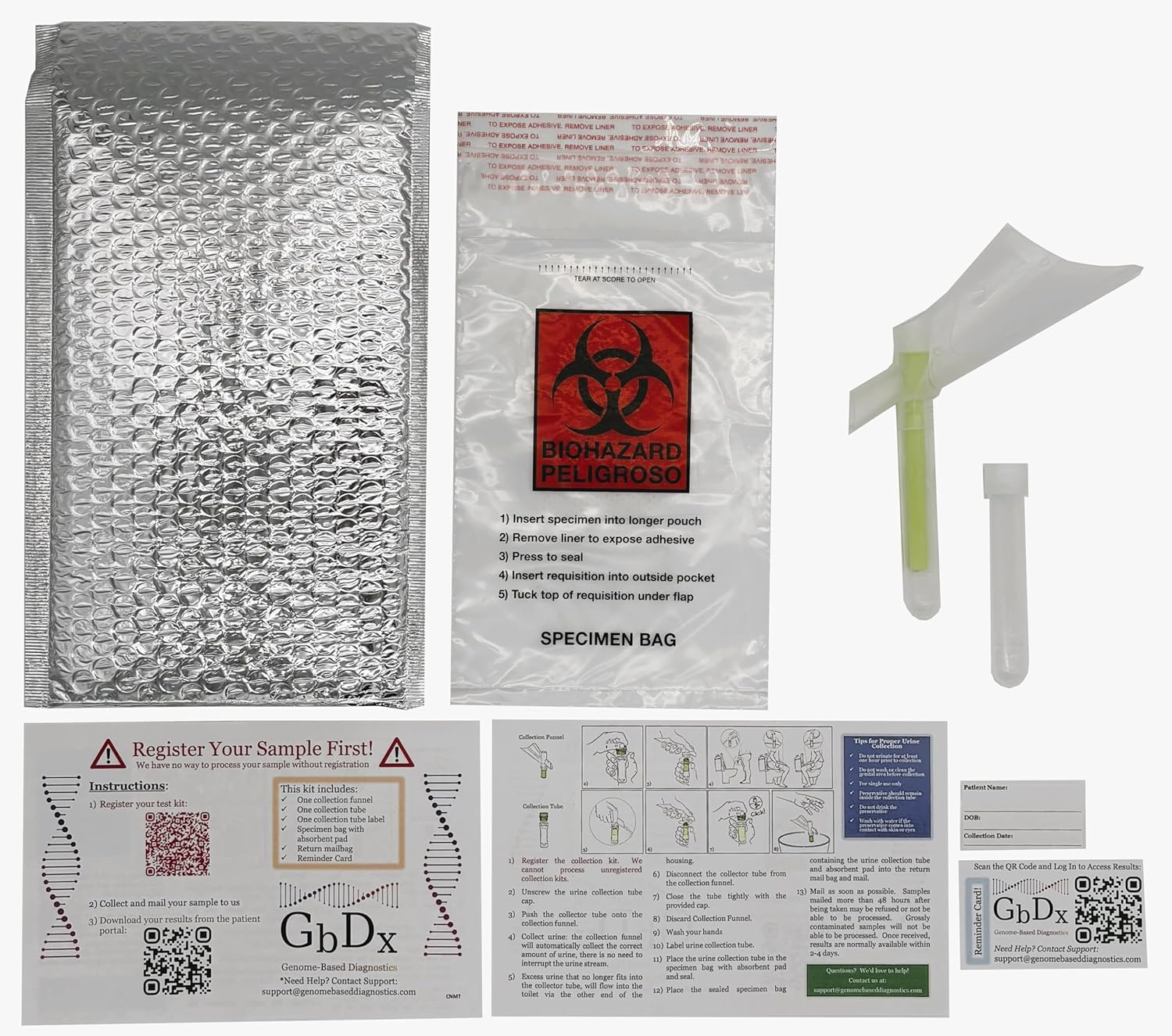 Human Papillomavirus 8-Species Panel - Lab Screening Test from at-Home Urine Collection Kit