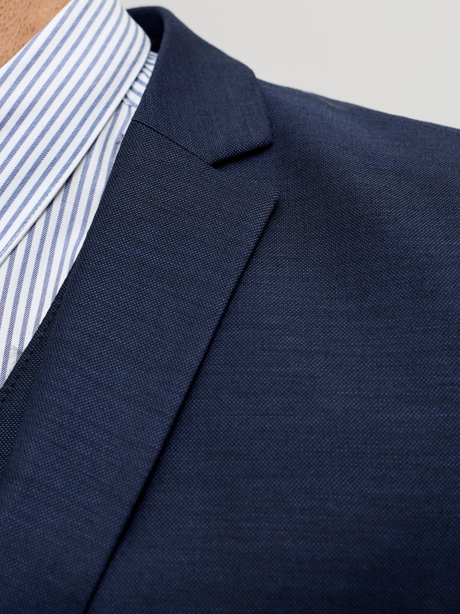 JACK & JONES Męska kurtka Jprsolaris Blazer Noos, Niebieski (ciemny granatowy, granatowy, 48
