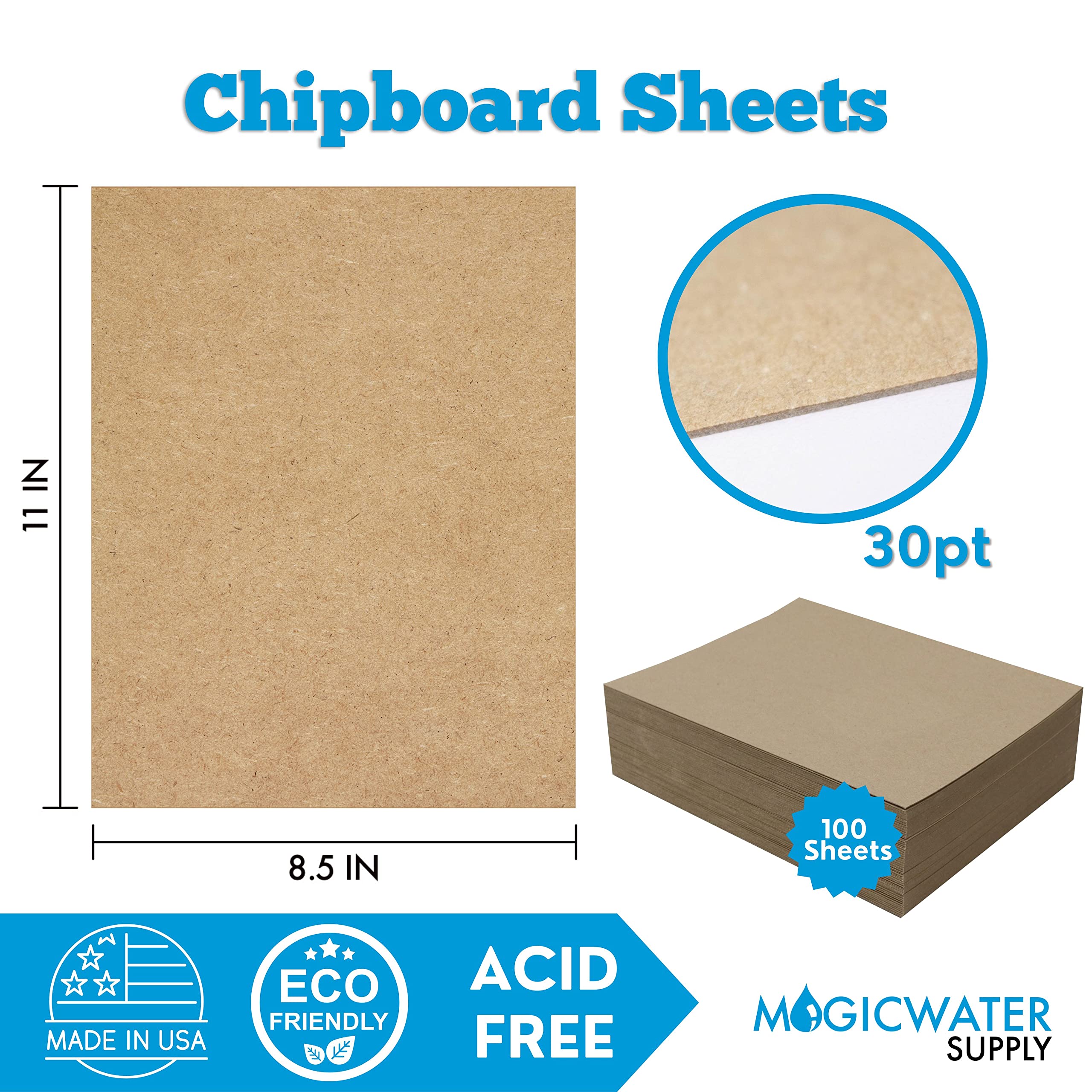 Chipboard 8.5 X 11 - 48 Sheets - | Really Big Coloring