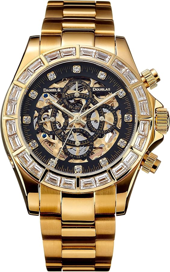 Amazon.co.jp: [ダニエルアンドダグラス] 腕時計 機械式 自動