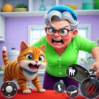 I'm Robot Bad Cat Simulator - New Anger Gran vs Prank Cat Games 2025