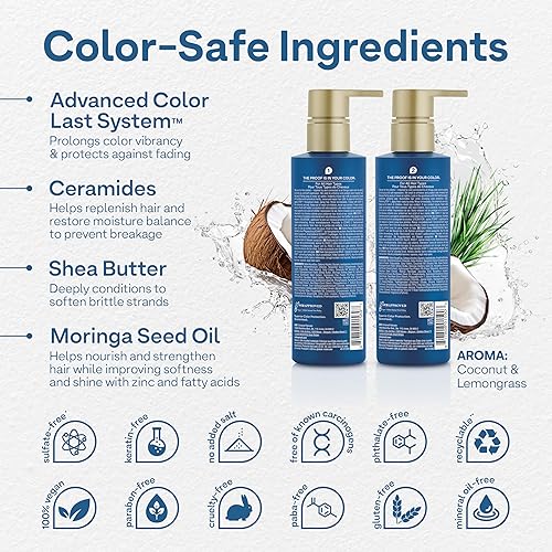 Miniatura 3 de Colorproof Instant Reboot - Mascarilla de tratamiento de 8.1 onzas líquidas (paquete de 2), máscara capilar ligera de 2 pasos para cabello dañado