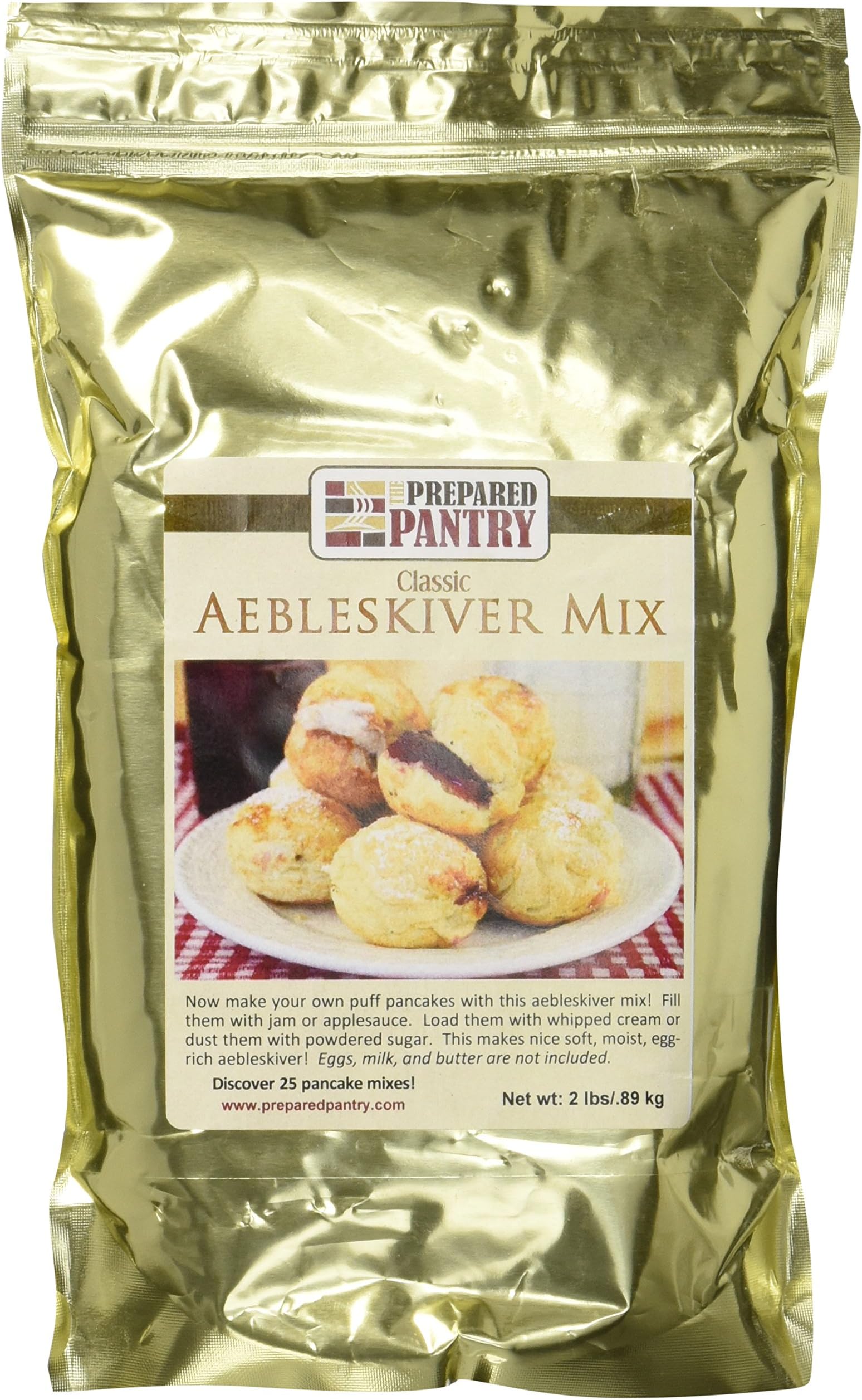 The Prepared Pantry Classic Aebleskiver Mix--Puff Pancake (2 lb mix)