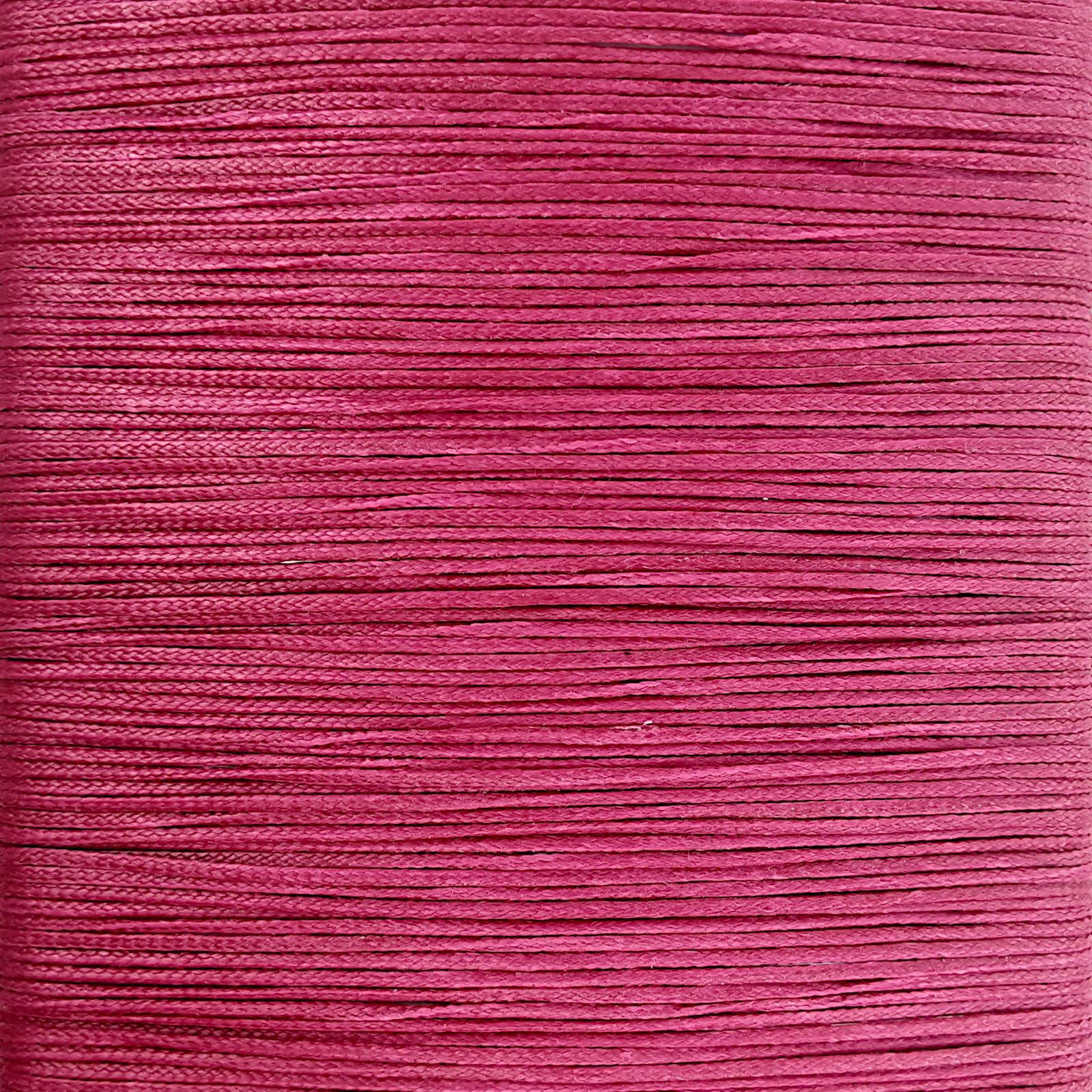 1.5mm Waxed Nylon Cord - 10 meters Strong Jewellery Thread, Bracelet, Necklaces, Crafts, Shamballa, Macrame String (1.5mm Pink - 10m)