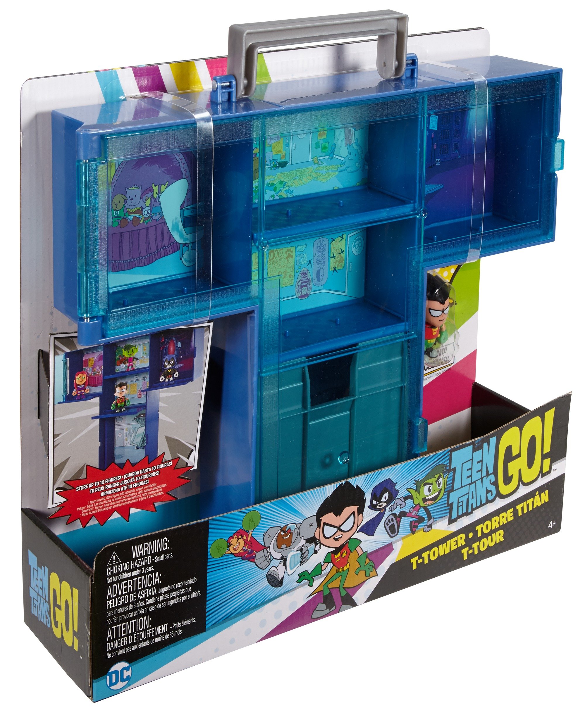ティーン・タイタンズgo　Tタワー Teen Titans Go Teen Titans - T Tower Playset : Amazon.com.br