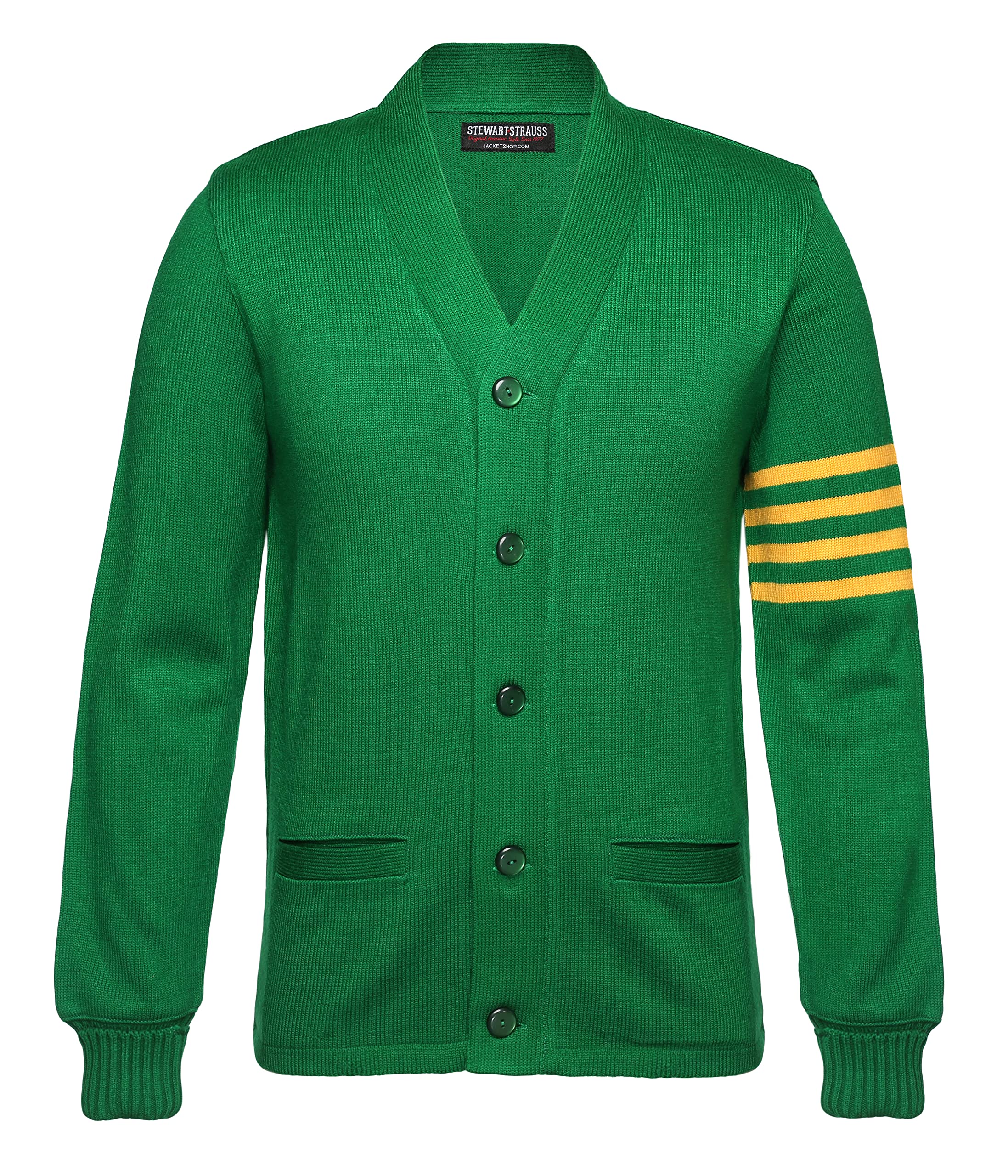 Stewart &amp; Strauss Cardigan Varsity Letter Sweater