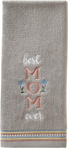 Miniatura 6 de SKL HOME by Saturday Knight Ltd. Running On Coffee - Juego de 2 toallas de mano, color blanco