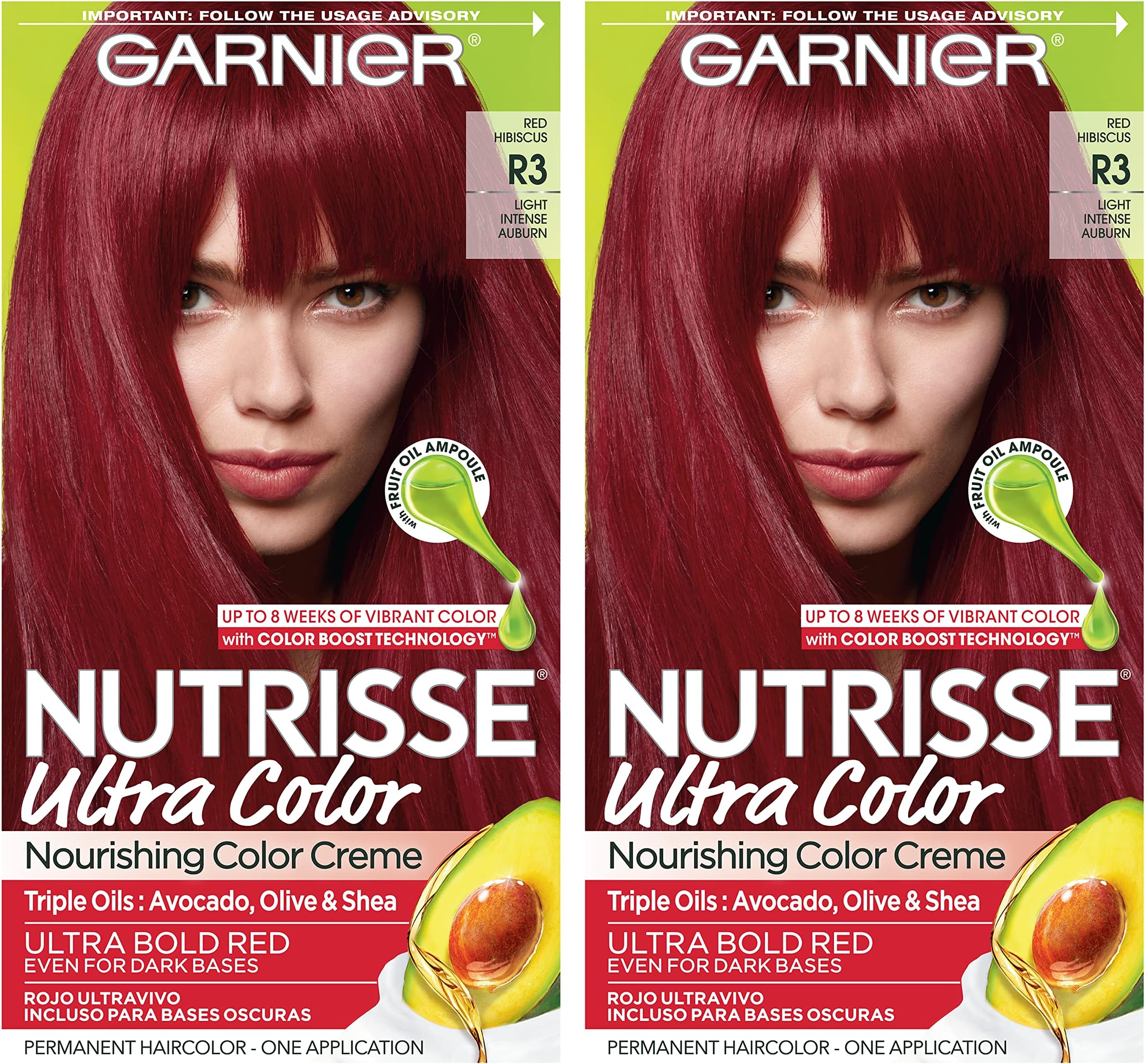 Garnier Nutrisse Ultra Permanent Colour 6.60 Fiery Red