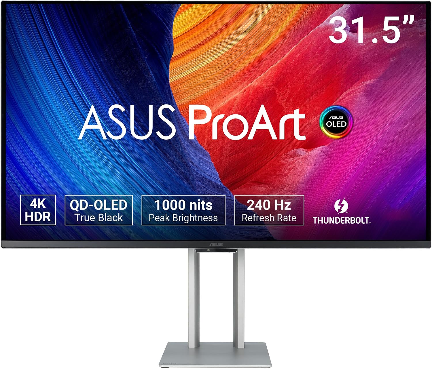 ASUS ProArt PA32UCDM 32 Inch 4K 240Hz OLED Professional Monitor for Mac