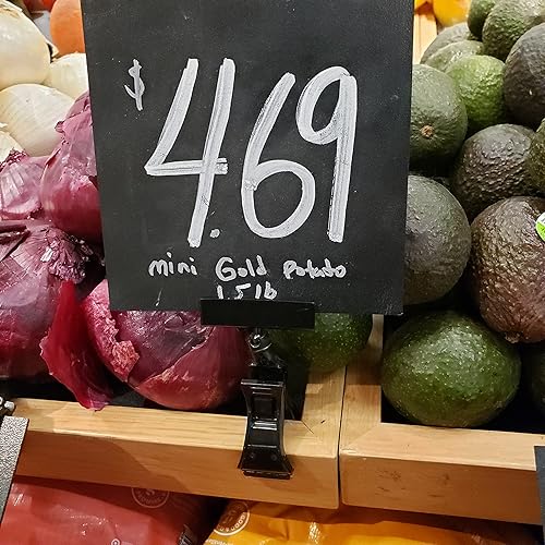 Miniatura 2 de The Global Display Solution POP - Soporte para letreros con clip, soporte de letrero de 3 18 pulgadas de ancho, clip de capacidad de agarre de 1