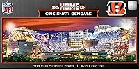 Vista 2 de MasterPieces NFL - Rompecabezas panorámico de 1000 piezas, diseño panorámico del estadio Buffalo Bills de 13 x 39 pulgadas