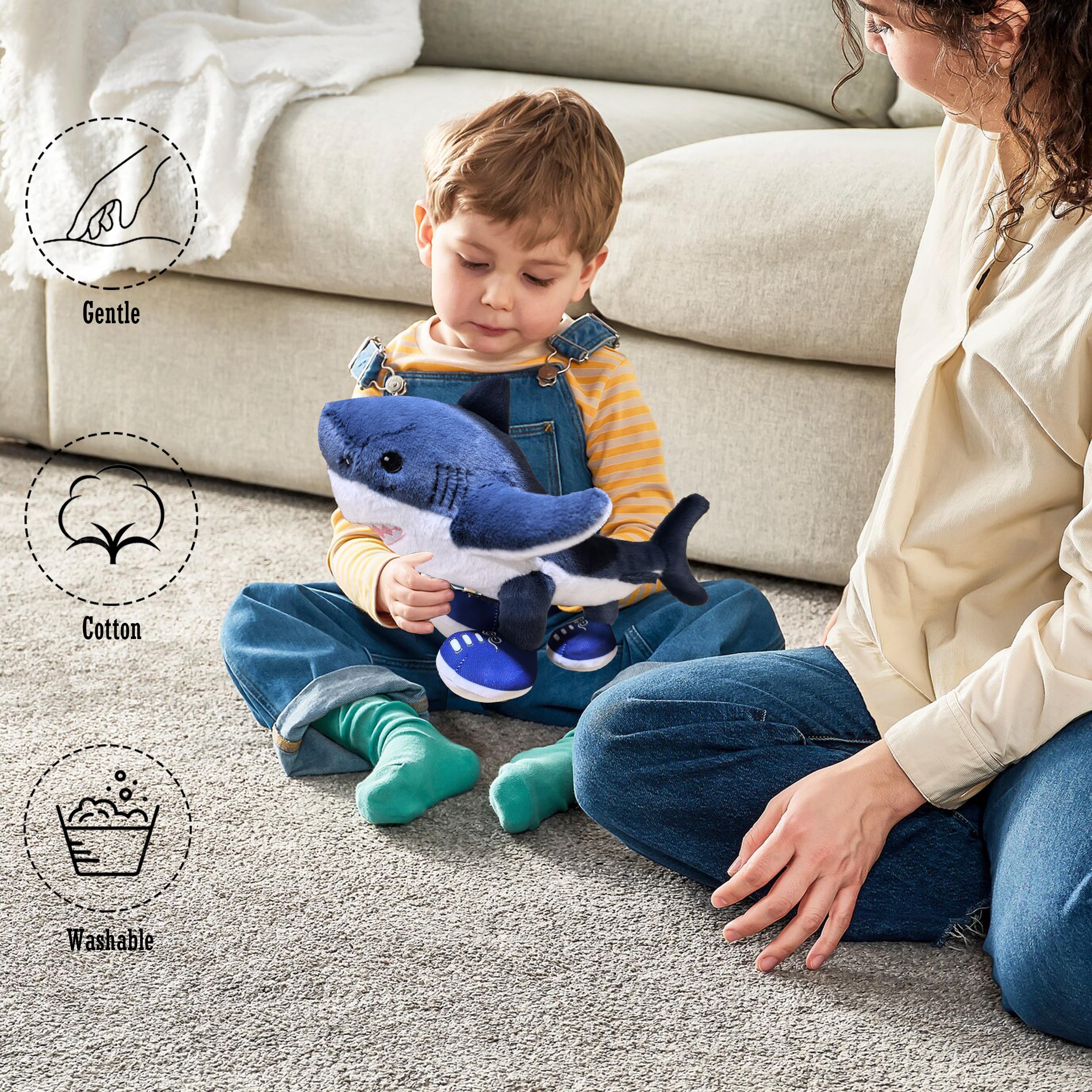 トゥララTRALALAポンポンボレロ Amazon.com: 12IN Italian Brainrot Plush, Tralalero Tralala for