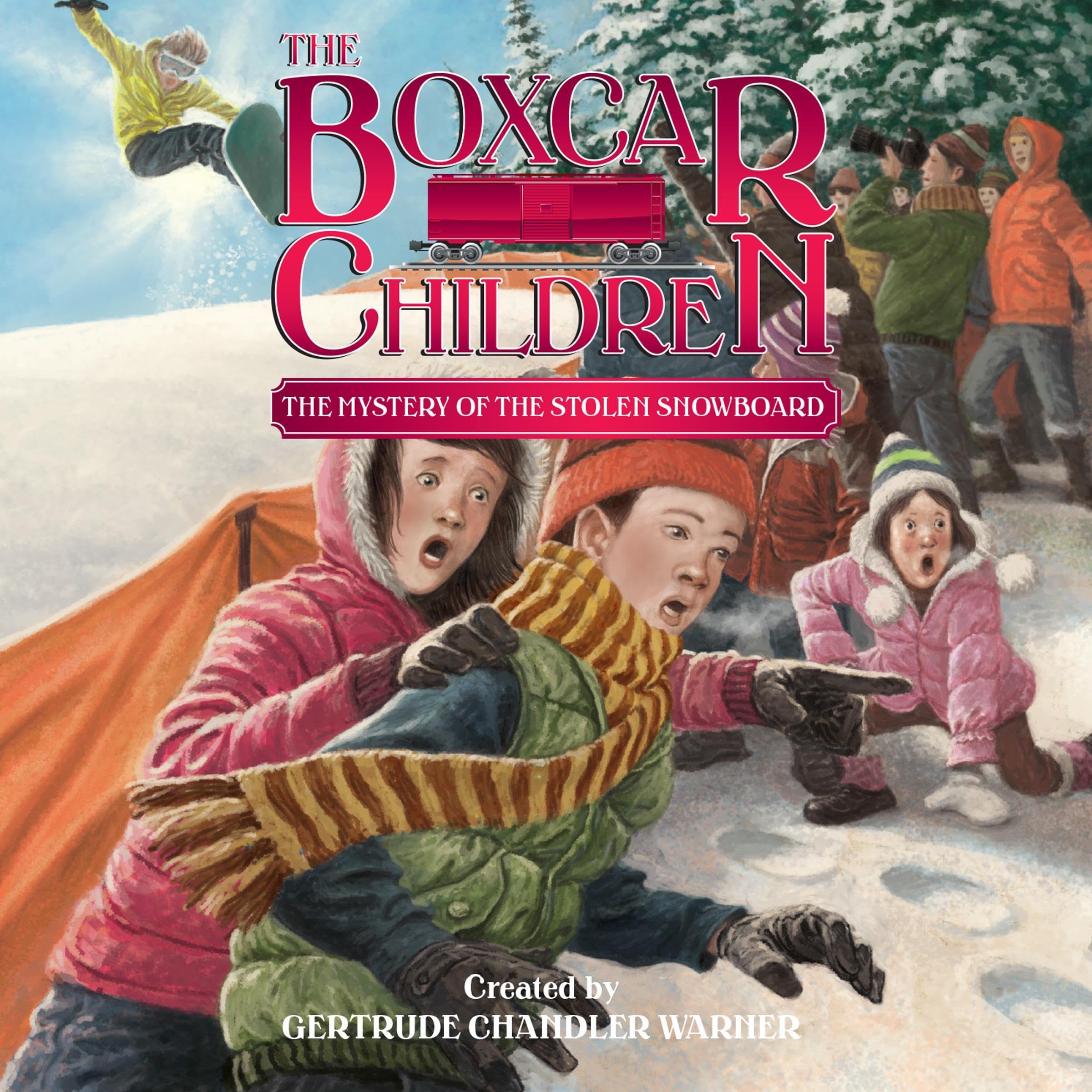 Cover art for The Mystery of the Stolen Snowboard