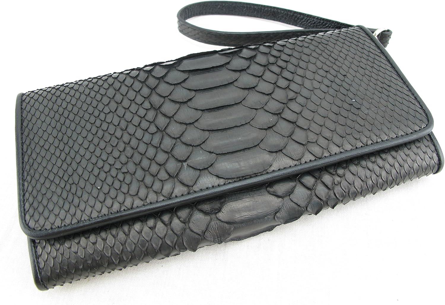 Amazon.com: Pelgio Genuine Python Snake Skin Leather Women's Wrist ...