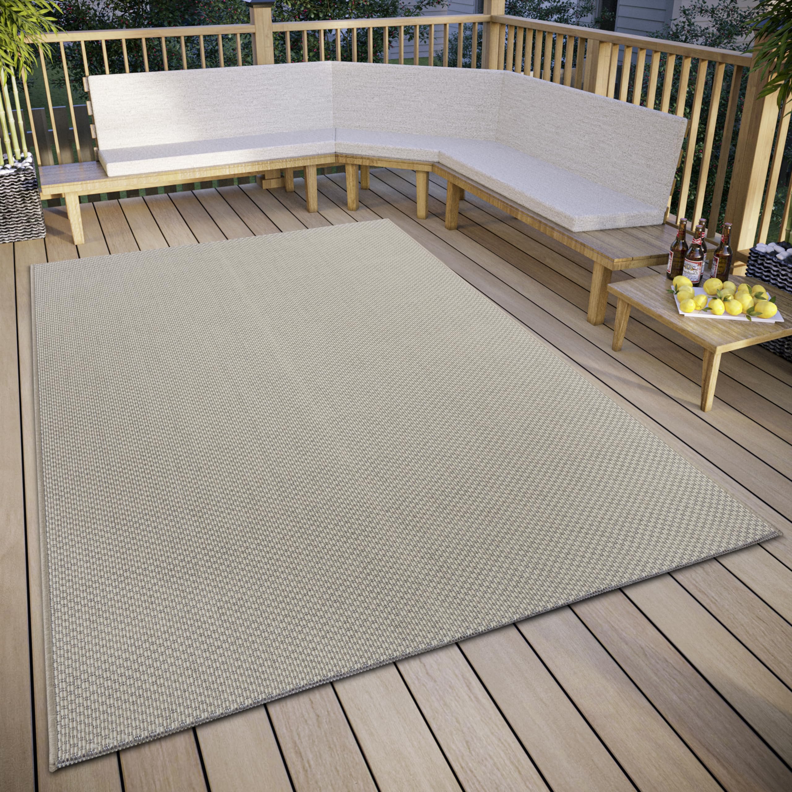 HANSE Home Pure Indoor & Outdoor Rug Weatherproof, Modern Pattern