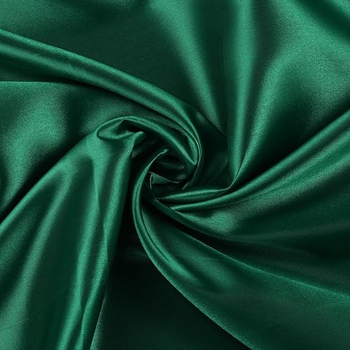 mds - Tela de satén charmeuse, color liso sedoso, 10 yardas, 44 pulgadas y más de 30 colores para vestidos de novia, manualidades, moda, disfraces y