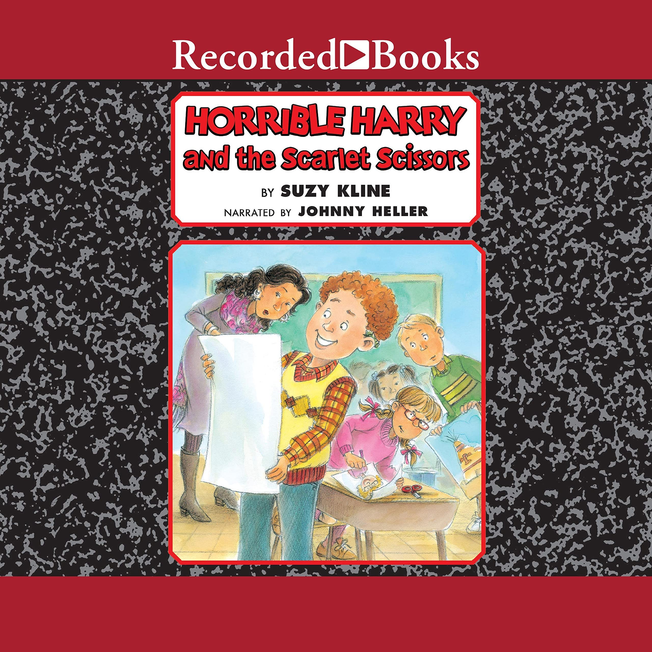 Cover art for Horrible Harry and the Scarlet Scissors