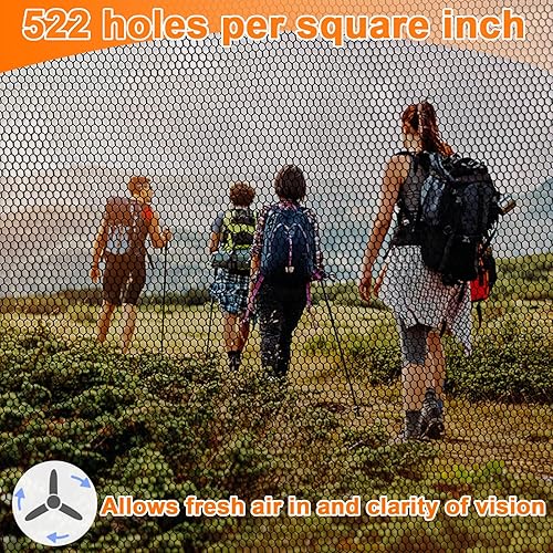 Miniatura 4 de Benvo Red de malla para la cabeza de mosquito, cubierta de red para moscas de insectos, mosquitos, mosquitos, nariz para cualquier amante del aire