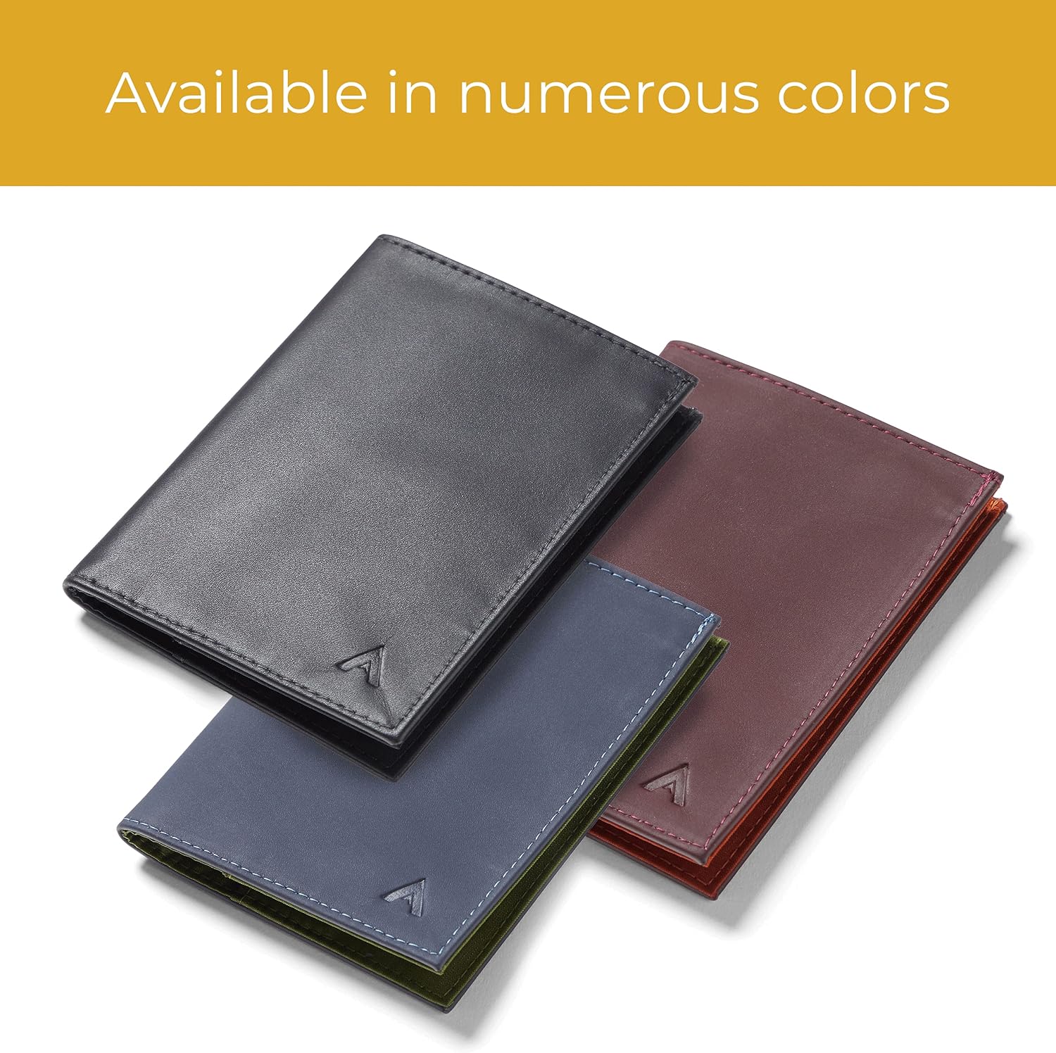 Allett Original Wallet, Onyx Black | Leather, Slim, Minimalist | RFID Blocking, Ultra Thin Bifold, Front Pocket | Holds 4-24+ Cards, Bills, Receipts | Wallets for Men & Women - Image 7