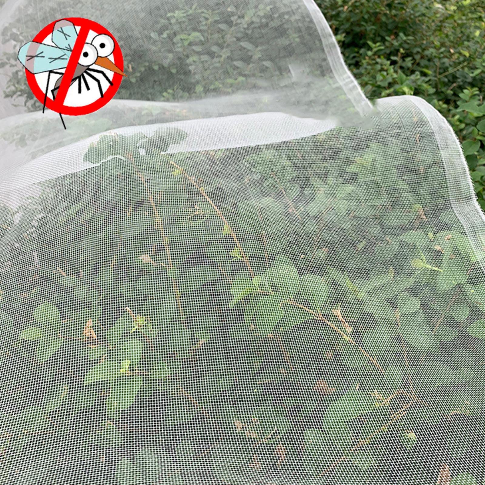 Rete Antinsetto,Rete di Protezione per Piante,Rete da Giardino,Rete di Insetti per Verdure,Rete Anti-Uccelli,per Proteggere Giardino,Serra,Piante,Frutteti,Colture (3x20m/9.8x65.6ft)