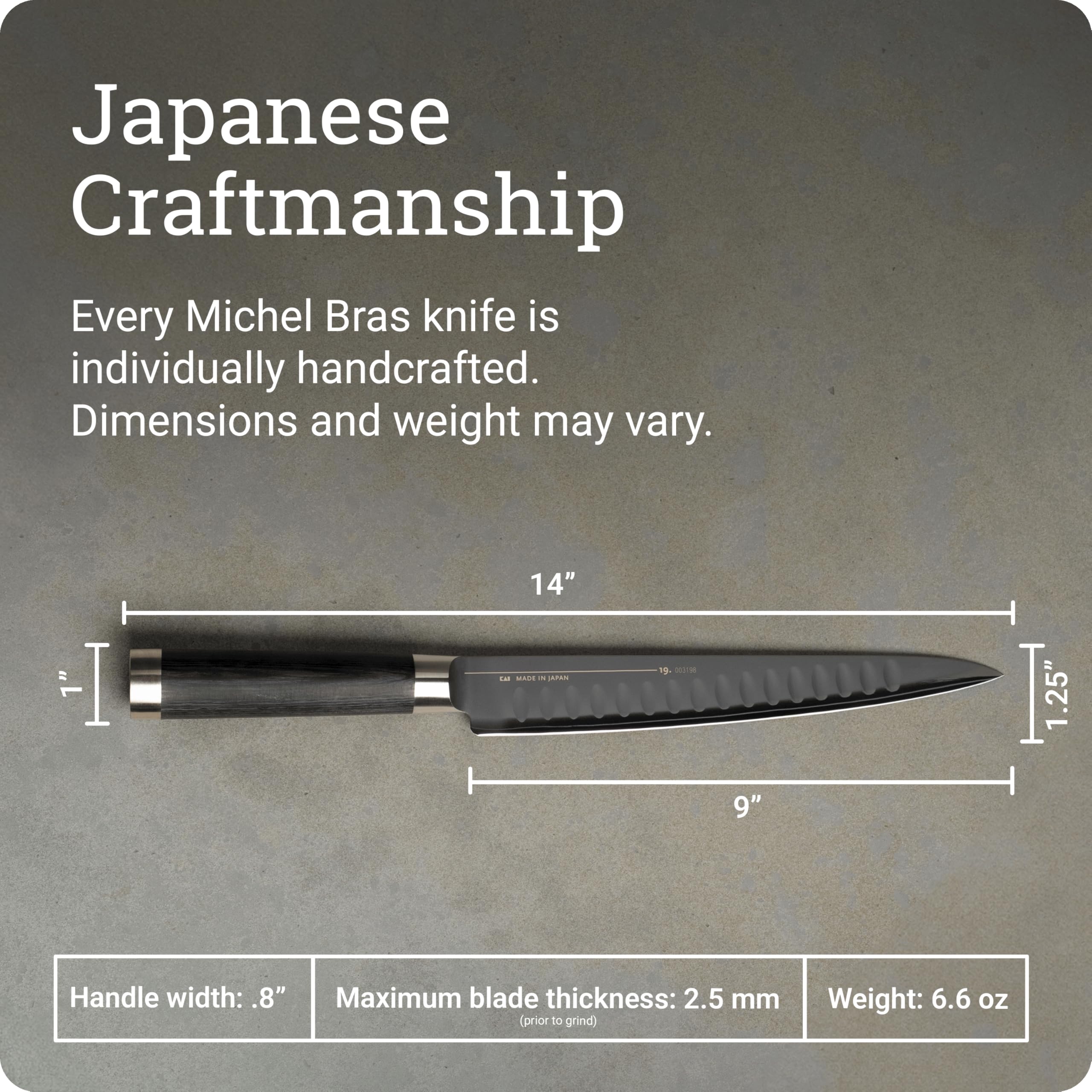 Amazon.co.jp: 貝印 Michel BRAS (ミシェル ブラス) No.3 230mm 筋引き