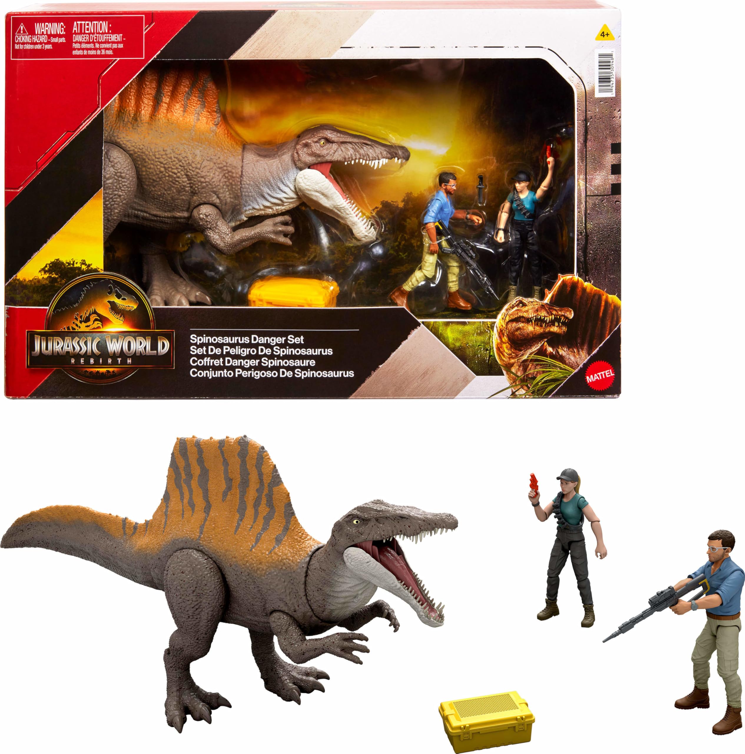 Mattel Jurassic World Rebirth Storypack with Exclusive Spinosaurus